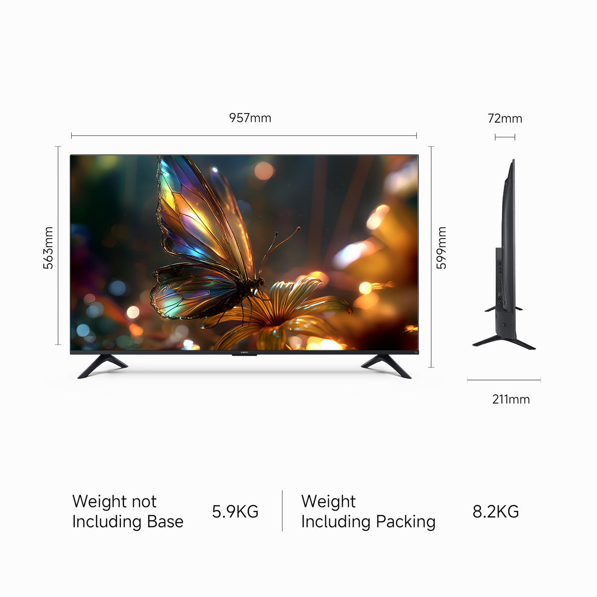 Xiaomi 108 cm (43 inch) FX Ultra HD 4K Smart LED Fire TV L43MB-FIN 