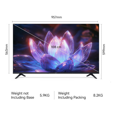 Xiaomi 108 cm (43 inch) X Ultra HD 4K Smart Google LED TV L43MB-AIN 