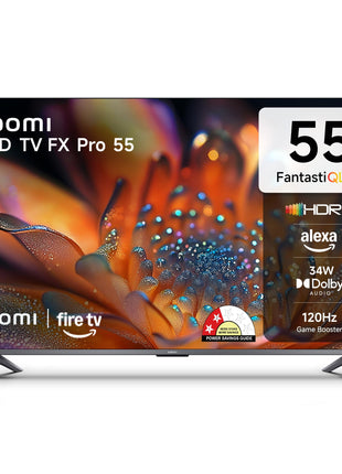Xiaomi 138 cm (55 inch) FX Pro QLED Ultra HD 4K Smart Fire TV L55MB-FPIN 