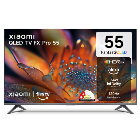 Xiaomi 138 cm (55 inch) FX Pro QLED Ultra HD 4K Smart Fire TV L55MB-FPIN 