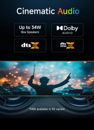 Xiaomi 138 cm (55 inch) FX Pro QLED Ultra HD 4K Smart Fire TV L55MB-FPIN 