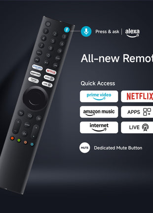 Xiaomi 138 cm (55 inch) FX Pro QLED Ultra HD 4K Smart Fire TV L55MB-FPIN 
