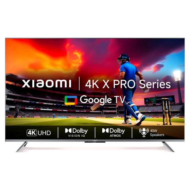 Xiaomi 138 cm (55 inches) X Pro 4K Dolby Vision IQ Series Smart Google LED TV L55M8-5XIN (Black) 