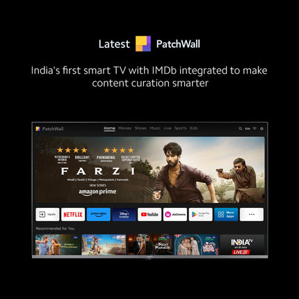 Xiaomi 138 cm (55 inches) X Pro 4K Dolby Vision IQ Series Smart Google LED TV L55M8-5XIN (Black) 