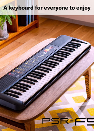 YAMAHA Psr-F52 Portable Keyboard With 61 Keys 
