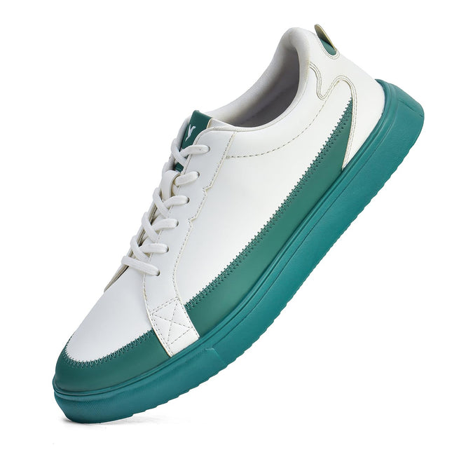 YOHO Halo Men’s Premium Dual-Tone Slip-On Sneakers | Green - UK 8 