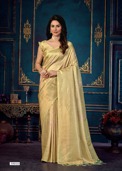 Ethereal Elegance: Pure Silk Kanjeevaram Saree