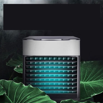 ZAPORA Mini Air Conditioner - Portable, Oscillating Desk Air Conditioner - White - Personal - 3 Speeds - Residential Use 