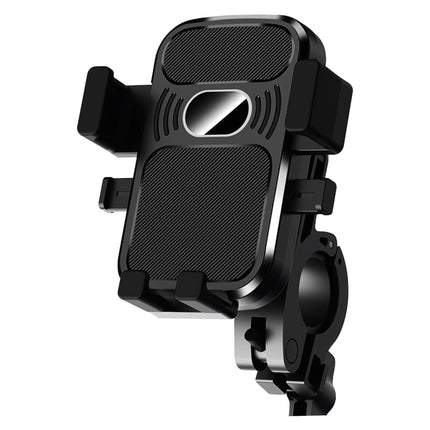 ZEBRONICS New Launch BMH100, Bike Smartphones Mobile Holder, Upto 6.8 Inches, 360° Rotatable, One Press Lock and Release, Stable and Secure, Anti-Skid Silicone Pads, for Maps & Navigation 
