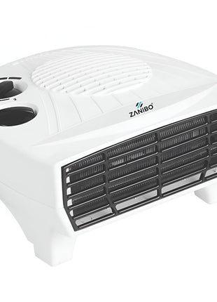 Zanibo | Since 1997 | 2000 Watt Portable Electric Room Fan Heater with 2 Heating Settings (1000/2000W) | Adjustable Thermostat, Overheat Protection | Fast Heating for Office (ZEH-1120) 