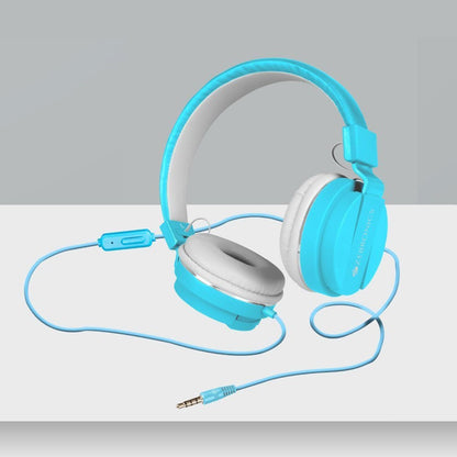 Zebronics Zeb-Storm Wired On Ear Headphone with 3.5mm Jack, Built in Microphone for Calling, 1.5 Meter Cable, Soft Ear Cushion, Adjustable Headband, Foldable Ear Cups and Lightweight Design (Blue) 