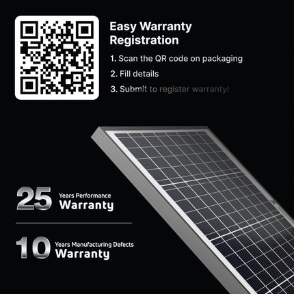 ZunSolar 110 Watt 12 Volt Mono PERC Solar Panel 