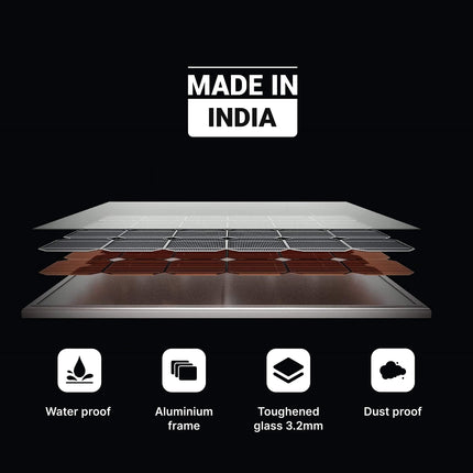 ZunSolar 200 Watt 12V Mono PERC Solar Panel 