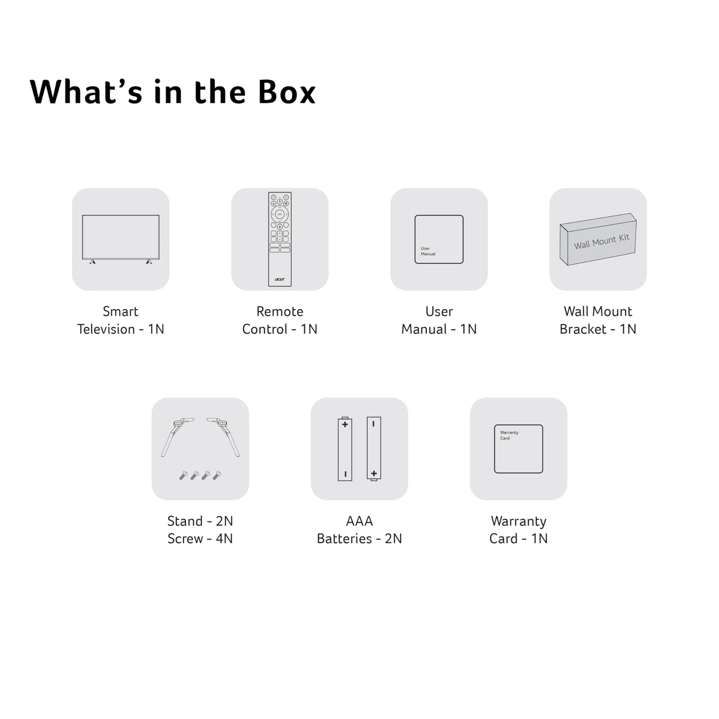 acer 100 cm (40 inches) Ultra I Series FHD Smart LED Google TV AR40FDGGU2841BD 