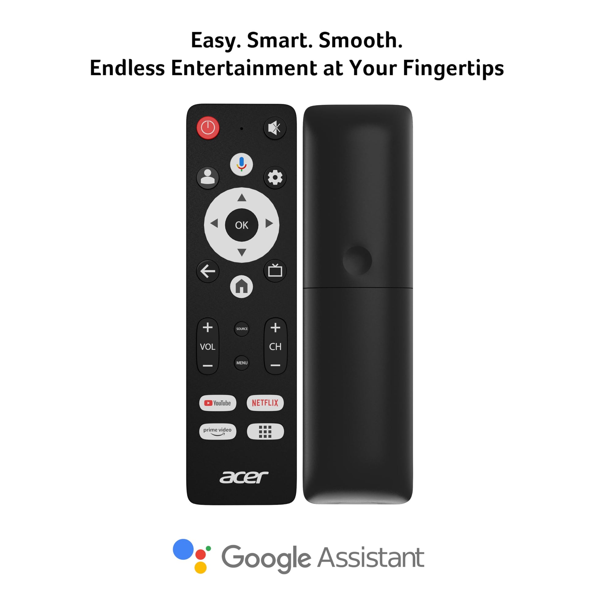 acer 126 cm (50 inches) G Plus Series 4K Ultra HD LED Smart Google TV AR50UDGGR2851AD 