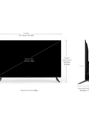 acer 126 cm (50 inches) I Pro Series 4K Ultra HD LED Smart Google TV AR50UDIGU2875AT (Black) 