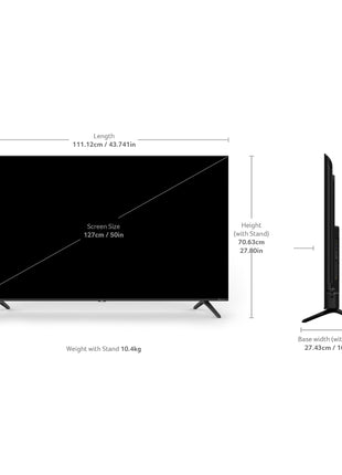 acer 126 cm (50 inches) V PRO Series 4K Ultra HD Smart QLED Google TV AR50QDQGR2851AD 