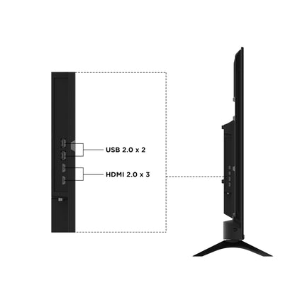 acer 139 cm (55 inches) G Series 4K Ultra HD Smart LED Google TV AR55GT2851UDFL (Black) 