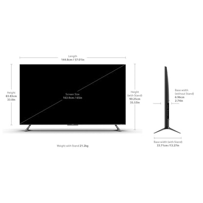 acer 164 cm (65 inches) M Series 4K Ultra HD Smart QLED Mini LED Google TV AR65UDMGR2885AT (Black) 