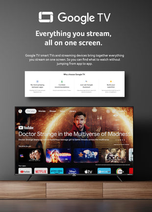 acer 189 cm (75 inches) M Series 4K Ultra HD Smart QLED Mini LED Google TV AR75UDMGR2885AT (Black) 