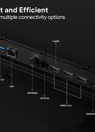 acer 189 cm (75 inches) Super Series 4K Ultra HD Smart QLED Google TV AR75QDXGU2875AT (Black) 2024 Model 