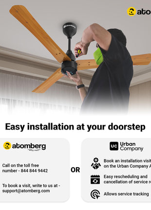atomberg Renesa 600mm BLDC Motor 5 Star Rated Sleek Ceiling Fans with Remote Control | Upto 65% Energy Saving, High Air Delivery and LED Indicators | 2 years(+1 Year extended Warranty on registration) 