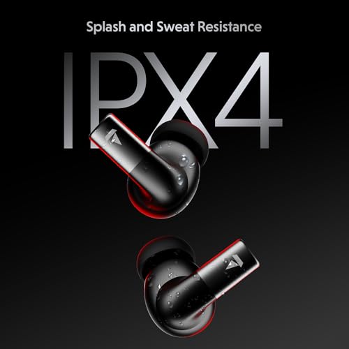 boAt Airdopes Ultra Pro (2025 Launch), 100Hrs Battery, Dual Pairing, Spatial Audio,App Support, Fast Charge,4Mics ENx, v5.3 Bluetooth Earbuds, TWS Ear Buds Wireless Earphones with mic (Gunmetal Black) 