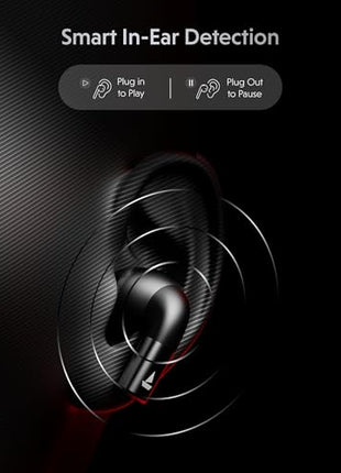 boAt Airdopes Ultra Pro (2025 Launch), 100Hrs Battery, Dual Pairing, Spatial Audio,App Support, Fast Charge,4Mics ENx, v5.3 Bluetooth Earbuds, TWS Ear Buds Wireless Earphones with mic (Gunmetal Black) 