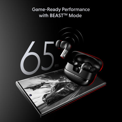 boAt Airdopes Ultra Pro (2025 Launch), 100Hrs Battery, Dual Pairing, Spatial Audio,App Support, Fast Charge,4Mics ENx, v5.3 Bluetooth Earbuds, TWS Ear Buds Wireless Earphones with mic (Gunmetal Black) 