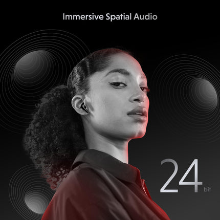 boAt Airdopes Ultra Pro (2025 Launch), 100Hrs Battery, Dual Pairing, Spatial Audio,App Support, Fast Charge,4Mics ENx, v5.3 Bluetooth Earbuds, TWS Ear Buds Wireless Earphones with mic (Gunmetal Black) 