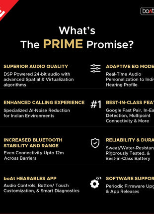 boAt Airdopes Ultra Pro (2025 Launch), 100Hrs Battery, Dual Pairing, Spatial Audio,App Support, Fast Charge,4Mics ENx, v5.3 Bluetooth Earbuds, TWS Ear Buds Wireless Earphones with mic (Gunmetal Black) 