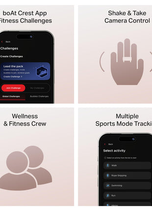 boAt New Launch SmartRing Active Plus, Auto Heart Rate, Sleep, SpO2, Stress & Skin Temperature Monitor, Stainless-Steel Build, Lightweight, 30-Days Battery, Magnetic Charging Case(9, Midnight Black) 