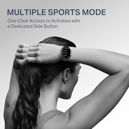 boAt New Launch Storm Infinity Max, 20 Days Maximum Battery, Biggest Battery Capacity Ever! 2.01" (5.1cm) Display, Functional Crown, AI Nudges, BT Calling, Smart Watch for Men & Women (Black) 