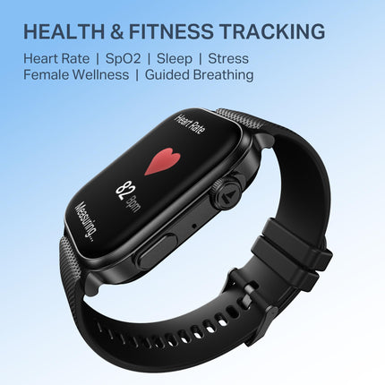 boAt New Launch Storm Infinity Max, 20 Days Maximum Battery, Biggest Battery Capacity Ever! 2.01" (5.1cm) Display, Functional Crown, AI Nudges, BT Calling, Smart Watch for Men & Women (Black) 