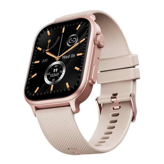 boAt New Launch Storm Infinity Max, 20 Days Maximum Battery, Biggest Battery Capacity Ever! 2.01" (5.1cm) Display, Functional Crown, AI Nudges, BT Calling, Smart Watch for Men & Women (Pink) 