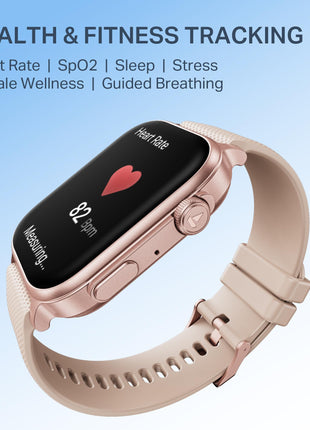 boAt New Launch Storm Infinity Max, 20 Days Maximum Battery, Biggest Battery Capacity Ever! 2.01" (5.1cm) Display, Functional Crown, AI Nudges, BT Calling, Smart Watch for Men & Women (Pink) 