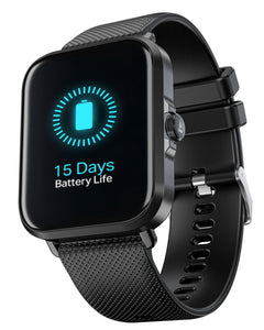 boAt New Launch Storm Infinity w/15 Days Extensive Battery fueled by Huge 550mAh Battery, Fast Charge, 1.83”(4.65cm)HD Display, Functional Crown, BT Calling, Smart watch for Men & Women (Active Black) 