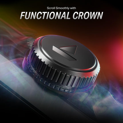 boAt New Launch Storm Infinity w/15 Days Extensive Battery fueled by Huge 550mAh Battery, Fast Charge, 1.83”(4.65cm)HD Display, Functional Crown, BT Calling, Smart watch for Men & Women (Active Black) 