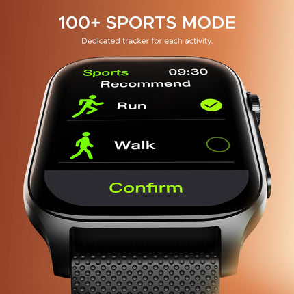 boAt New Launch Ultima Ember Smartwatch w/ 1.96” (4.97 cm) AMOLED Display, Personalized Fitness Nudges, Functional Crown, 100+ Sports Modes, Custom Watch Faces (Bold Black) 