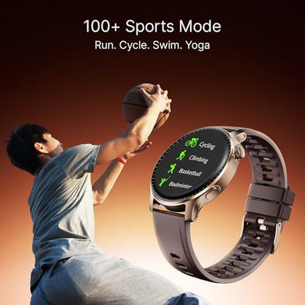 boAt New Launch Ultima Ember Smartwatch w/ 1.96" (4.97 cm) AMOLED Display, Personalized Fitness Nudges, Functional Crown, 100+ Sports Modes, Custom Watch Faces (Royal Berry), Burgundy 