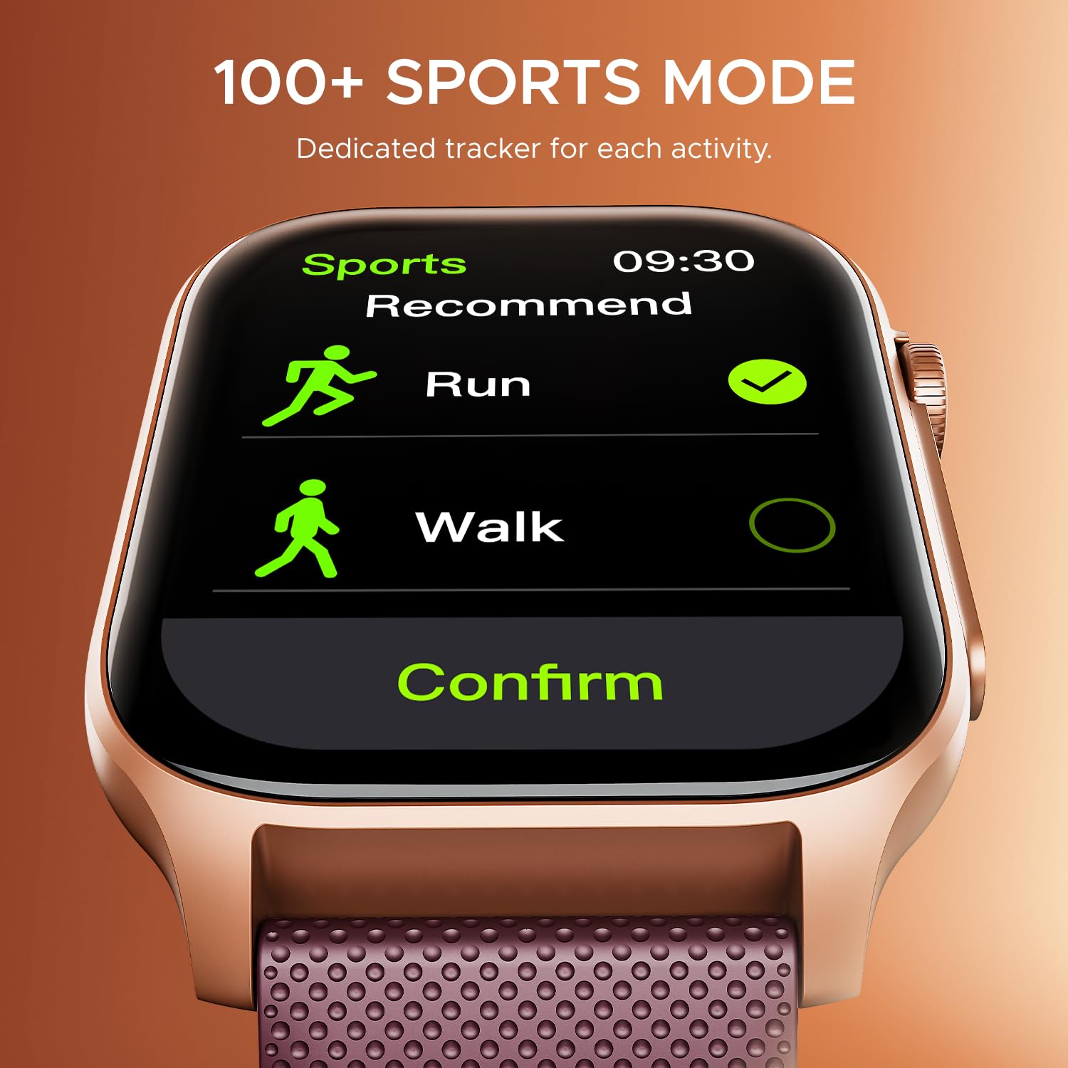 boAt New Launch Ultima Ember Smartwatch w/ 1.96" (4.97 cm) AMOLED Display, Personalized Fitness Nudges, Functional Crown, 100+ Sports Modes, Custom Watch Faces (Royal Berry), Burgundy 