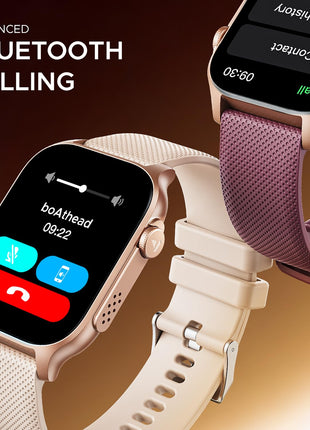 boAt New Launch Ultima Ember Smartwatch w/ 1.96" (4.97 cm) AMOLED Display, Personalized Fitness Nudges, Functional Crown, 100+ Sports Modes, Custom Watch Faces (Royal Berry), Burgundy 