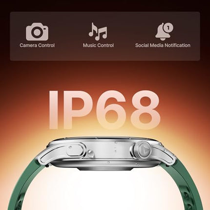 boAt New Launch Ultima Prime smartwatch with 1.43” AMOLED Display, Personalized Fitness Nudges, Functional Crown,100+ Sports Modes, Watch Face Studio (Forest Green) 