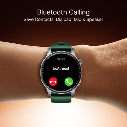 boAt New Launch Ultima Prime smartwatch with 1.43” AMOLED Display, Personalized Fitness Nudges, Functional Crown,100+ Sports Modes, Watch Face Studio (Forest Green) 