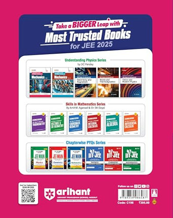 Arihant 15 Practice Sets for JEE Main 2025 | With 1125 Most Probable Questions for Practice, Study Tactics to help Conceptual Learning | CBSE Board | PYQs | Mock Test | Time Saver Tips in Maths, Physics, Chemistry | 24/7 Doubt Solver for Exam 2025 (Englis 