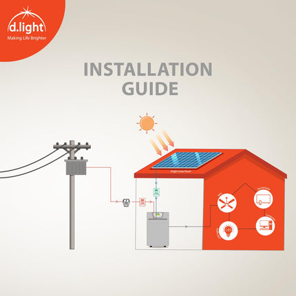 d.light 110W 12V Monocrystalline Solar Panel | Durable & High Efficiency | Ideal for Home & Off-Grid Use with 25 Years Warranty (Pack of 1) 