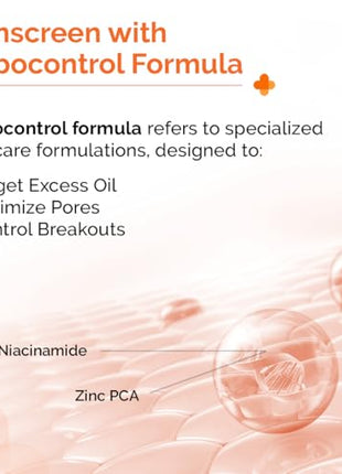The Derma Co 1% Hyaluronic Sunscreen Oil-Free Gel SPF 50 PA++++ | For Oily, Acne-Prone Skin | Lightweight Texture | No White Cast | UVA/UVB, Broad Spectrum Protection & Blue Light Protection | Non- Comedogenic | Clinically Tested - (In -Vivo) | Tan Protec 