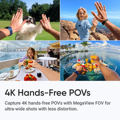insta360 GO 3S - 64 GB Black 4K Tiny Portable Vlogging Camera, Hands-Free POVs, Mount Anywhere, Stabilization, 140 Min Battery Life, 10m Waterproof, Pet POV 