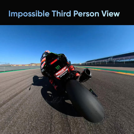 insta360 X3 Action Camera, 1/2" Sensor, 5.7K 360 Capture, Optical Zoom 3X, 72 MP 360 Photo, 4K Single Lens Mode, Black 