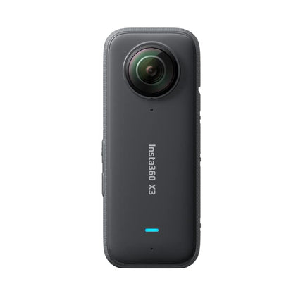 insta360 X3 Action Camera, 1/2" Sensor, 5.7K 360 Capture, Optical Zoom 3X, 72 MP 360 Photo, 4K Single Lens Mode, Black 
